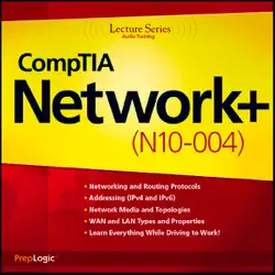 comptia network+ (n10-004) lecture series audiobook cover image