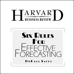 six rules for effective forecasting (harvard business review) (unabridged) audiobook cover image
