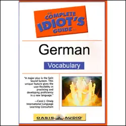 the complete idiot's guide to german, vocabulary audiobook cover image
