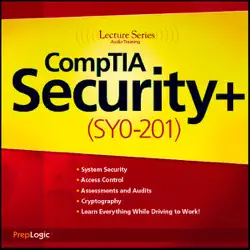comptia security+ (sy0-201) lecture series audiobook cover image