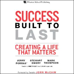 success built to last: creating a life that matters (unabridged) audiobook cover image