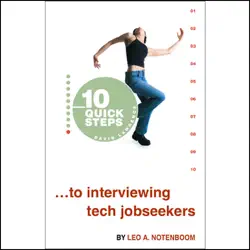 10 quick steps to interviewing tech jobseekers audiobook cover image