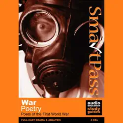 smartpass audio education study guide to war poetry (dramatised) (unabridged) audiobook cover image
