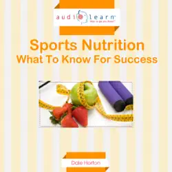 sports nutrition audiolearn audiobook cover image