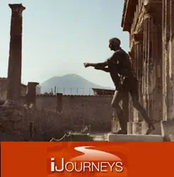 ijourneys pompeii: city frozen in time audiobook cover image