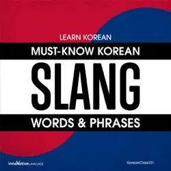 learn korean: must-know korean slang words & phrases audiobook cover image