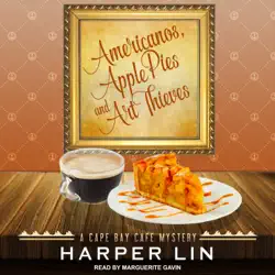 americanos, apple pies, and art thieves audiobook cover image