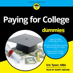 paying for college for dummies audiobook cover image