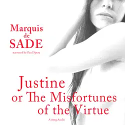 justine, or the misfortunes of virtue audiobook cover image