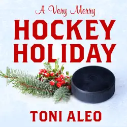 a very merry hockey holiday audiobook cover image