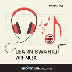 learn swahili with music audiobook cover image