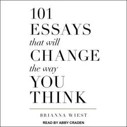 101 essays that will change the way you think audiobook cover image