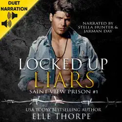 locked up liars: a dark reverse harem romance audiobook cover image
