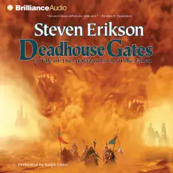 deadhouse gates: malazan book of the fallen, book 2 (unabridged) audiobook cover image