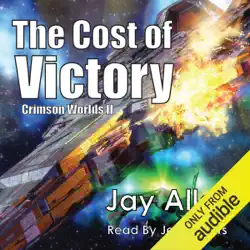 the cost of victory: crimson worlds, book 2 (unabridged) audiobook cover image