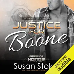 justice for boone: badge of honor: texas heroes, book 6 (unabridged) audiobook cover image