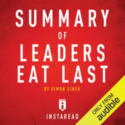 summary of leaders eat last by simon sinek: includes analysis (unabridged) audiobook cover image
