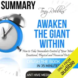 summary of tony robbins' awaken the giant within: how to take immediate control of your mental, emotional, physical and financial destiny! (unabridged) audiobook cover image