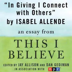 in giving i connect with others audiobook cover image