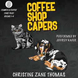 coffee shop capers: comics and coffee case files, books 1-4 (unabridged) audiobook cover image