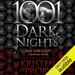 easy for keeps: a boudreaux novella - 1001 dark nights (unabridged) audiobook cover image