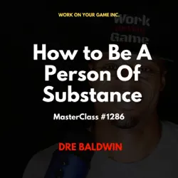 how to be a person of substance audiobook cover image