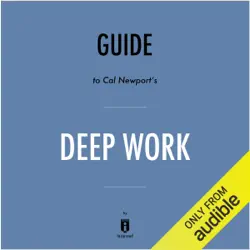 summary of deep work by cal newport includes analysis (unabridged) audiobook cover image
