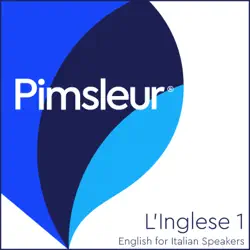 pimsleur english for italian speakers level 1 lesson 1 audiobook cover image