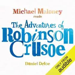 the adventures of robinson crusoe audiobook cover image
