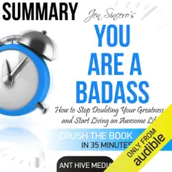 summary: jen sincero's you are a badass: how to stop doubting your greatness and start living an awesome life (unabridged) audiobook cover image