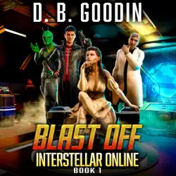 blast off: a fun science fiction litrpg adventure audiobook cover image