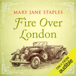fire over london: adams family, book 13 (unabridged) audiobook cover image