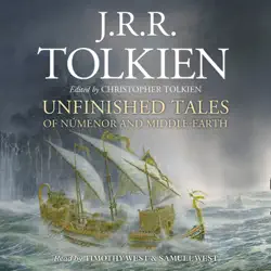 unfinished tales of númenor and middle-earth audiobook cover image