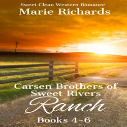 carsen brothers of sweet rivers ranch books 4-6 audiobook cover image