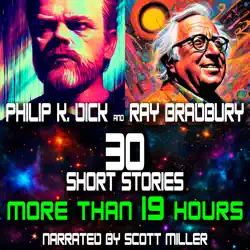 philip k. dick and ray bradbury - 30 short stories audiobook cover image