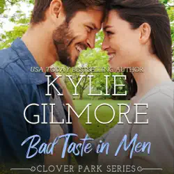 bad taste in men: clover park, book 3 audiobook cover image