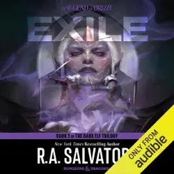 exile: legend of drizzt: dark elf trilogy, book 2 (unabridged) audiobook cover image
