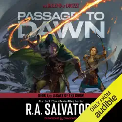 passage to dawn: legend of drizzt: legacy of the drow, book 4 (unabridged) audiobook cover image
