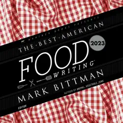 the best american food writing 2023 audiobook cover image