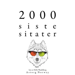 2000 siste sitater audiobook cover image