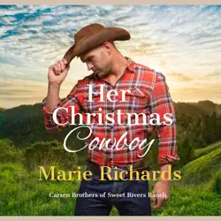 her christmas cowboy - a sweet clean marriage of convenience western romance audiobook cover image