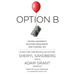 option b: facing adversity, building resilience, and finding joy (unabridged) audiobook cover image