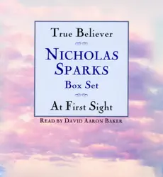 true believer/at first sight box set audiobook cover image