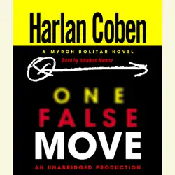 one false move: a myron bolitar novel (unabridged) audiobook cover image