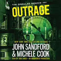 outrage (the singular menace, 2) (unabridged) audiobook cover image