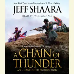 a chain of thunder: a novel of the siege of vicksburg (unabridged) audiobook cover image