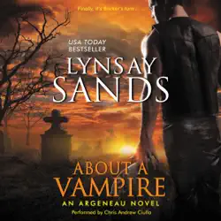 about a vampire audiobook cover image