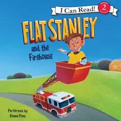 flat stanley and the firehouse audiobook cover image