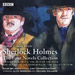 sherlock holmes: the four novels collection (abridged) audiobook cover image