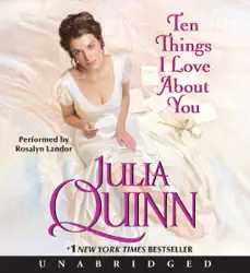ten things i love about you audiobook cover image